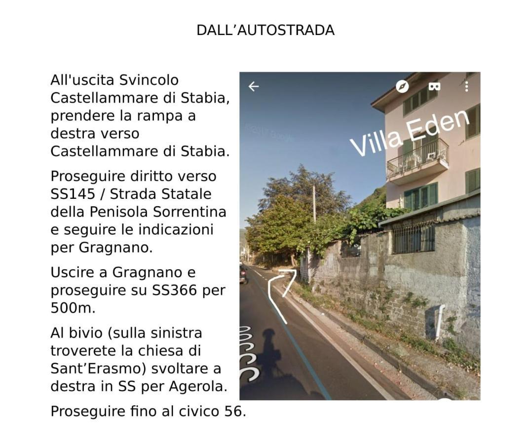 villa eden Gragnano Esterno foto